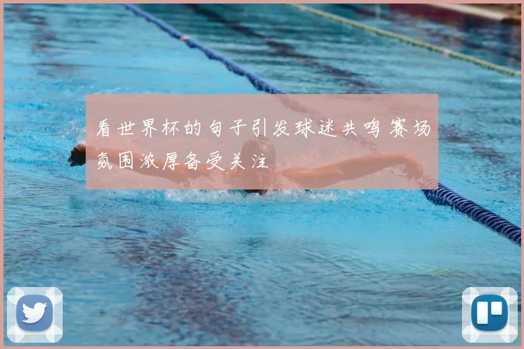 看世界杯的句子引发球迷共鸣 赛场氛围浓厚备受关注