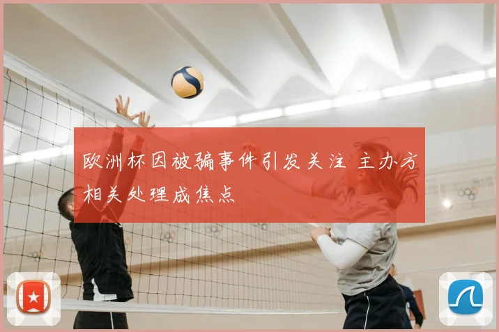 欧洲杯因被骗事件引发关注 主办方相关处理成焦点