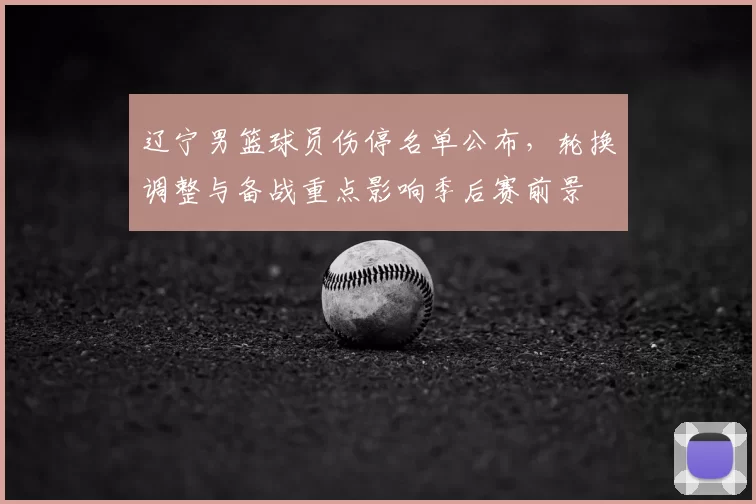 辽宁男篮球员伤停名单公布，轮换调整与备战重点影响季后赛前景